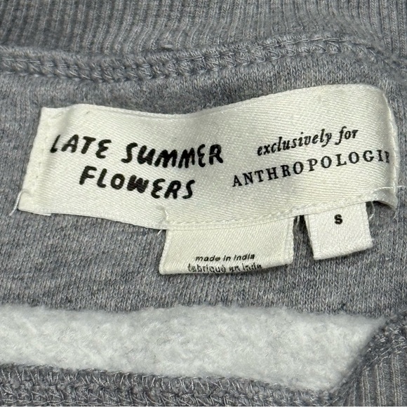 Anthropologie Gray 'Make It Happen' Sweatshirt - Picture 2 of 7
